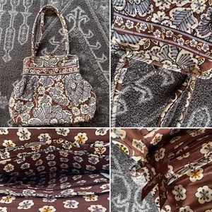 Vera Bradley Floral Clasp Top Purse